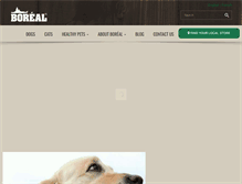 Tablet Screenshot of borealpetfood.com